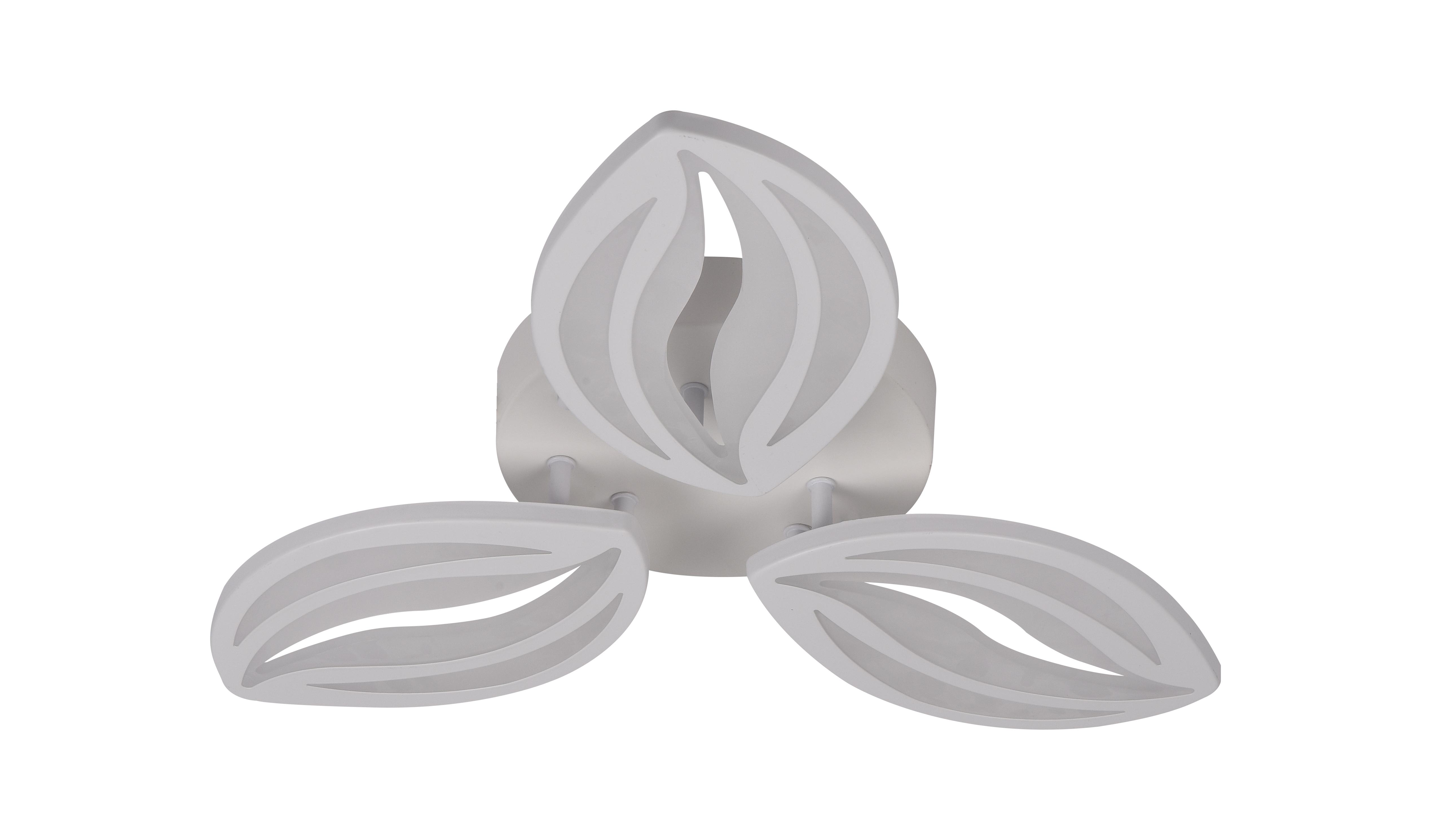 Люстра светодиодная Sirius 6043-3 WT 44W акриловая