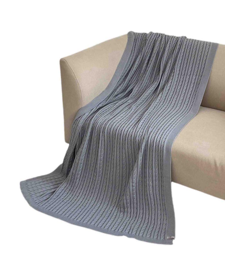 Плед Exclusive Nature 140х180 см Светло-серый (026679) - фото 2