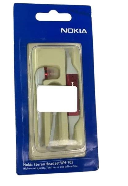 Наушники проводные стерео WH-701 Vacuum для мобильного телефона Nokia N97 Mini Red (000013862)