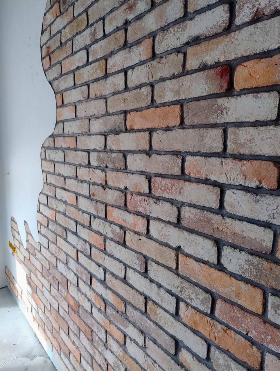 Цегла гіпсова Австрія велика LOFT 0,5 м2 23 шт. - фото 6