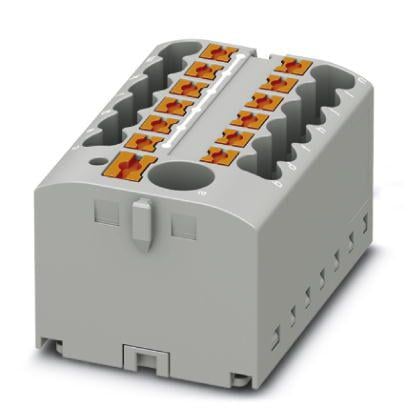 Розподільний блок Phoenix Contact PTFIX 6/12X2,5 GY 450В 24A Push-in Сірий (3273352)