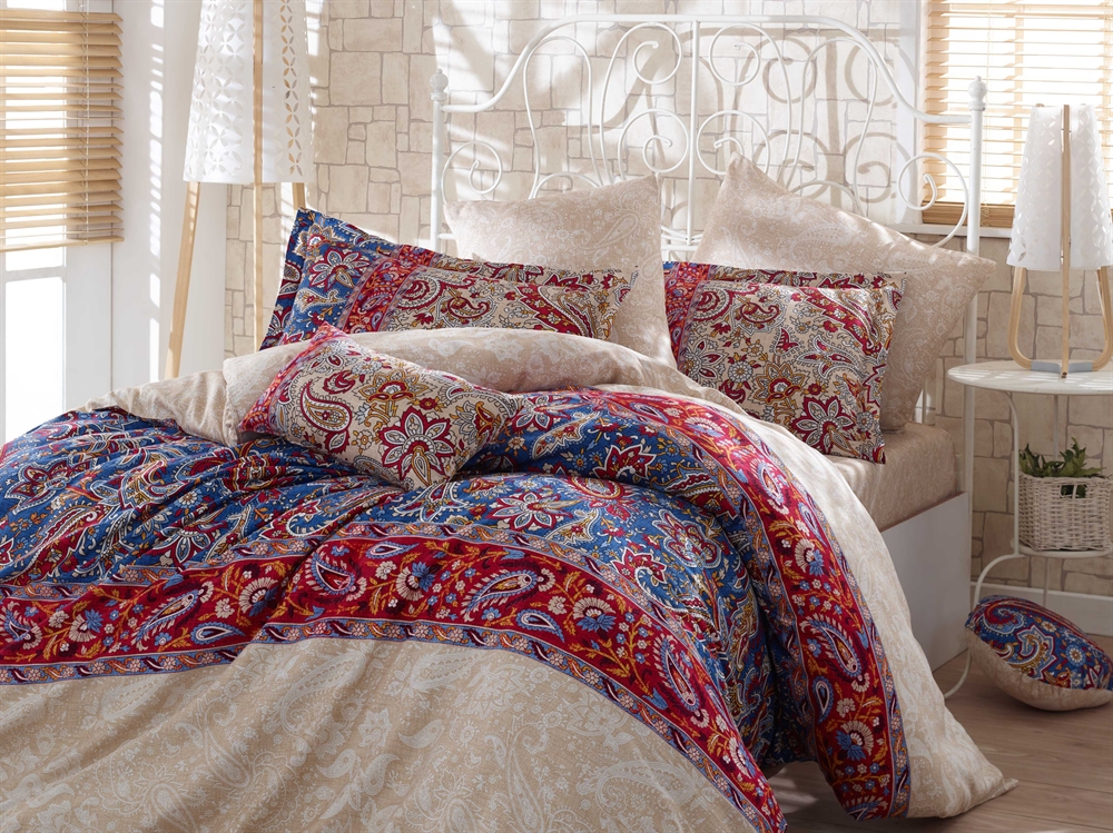 Комплект постельного белья Hobby Exclusive Sateen Caterina 2х160х220 Красный