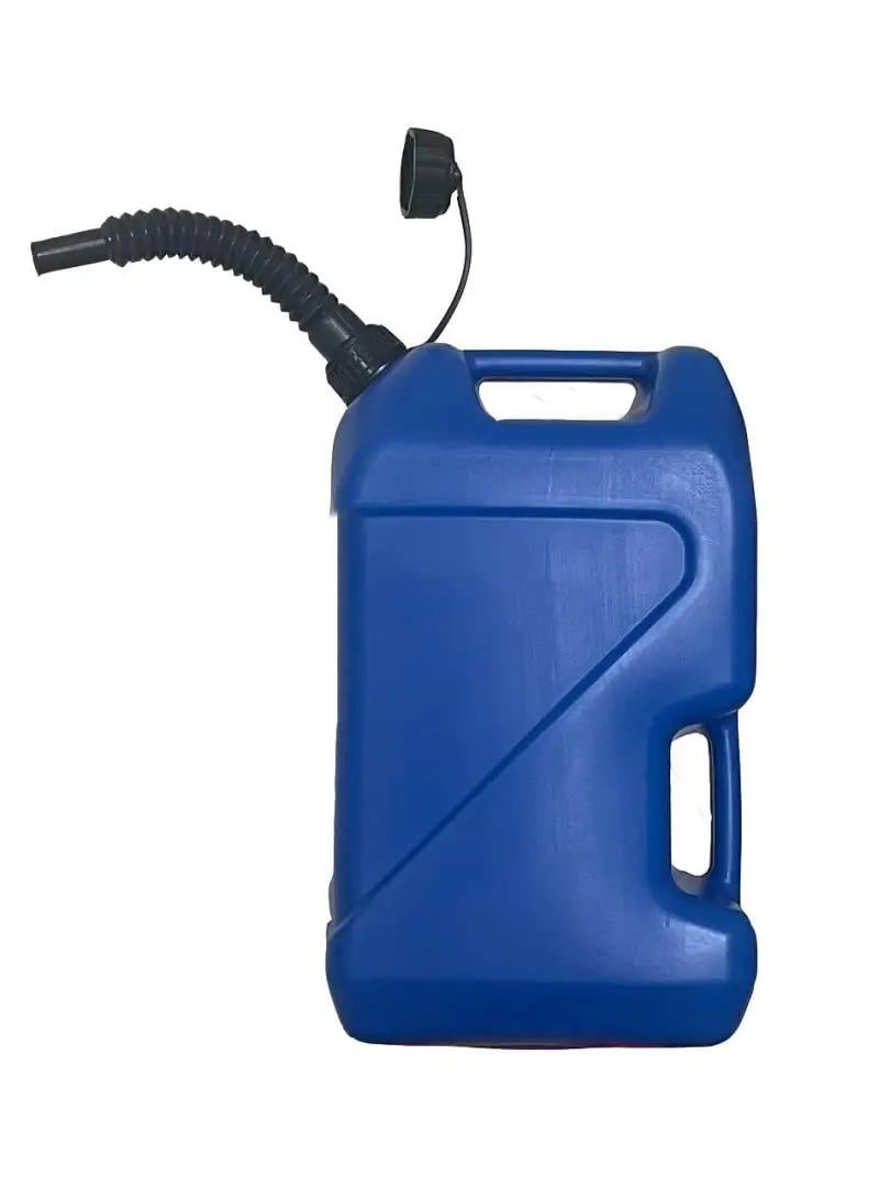 Канистра пищевая двухслойная с носиком и двумя ручками 10 л Синий