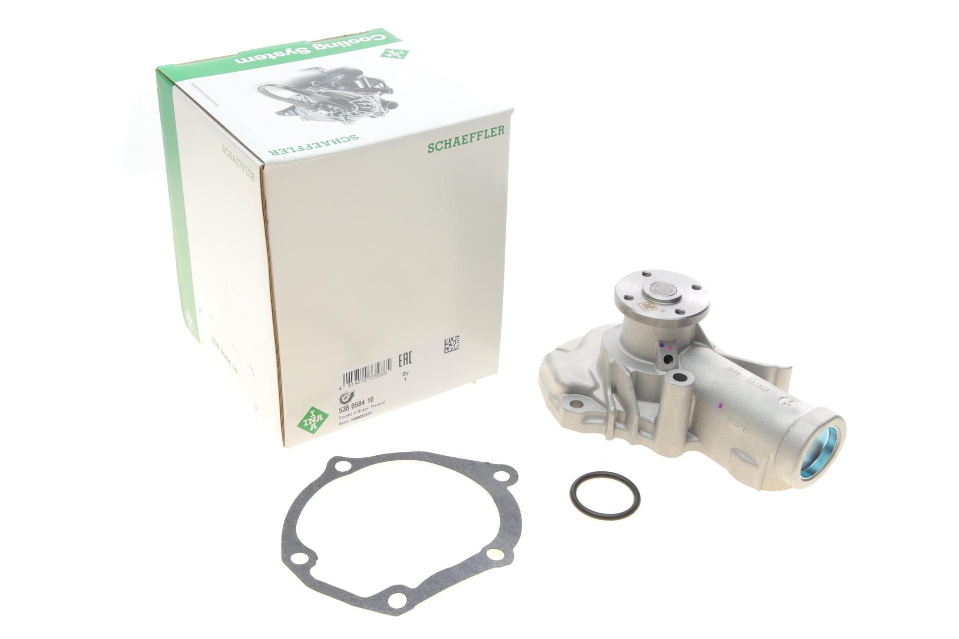 Насос воды INA Mitsubishi Lancer VI/VII 2.0 98-13/Outlander I 2.0 02-07 538 0584 10 (25588176)