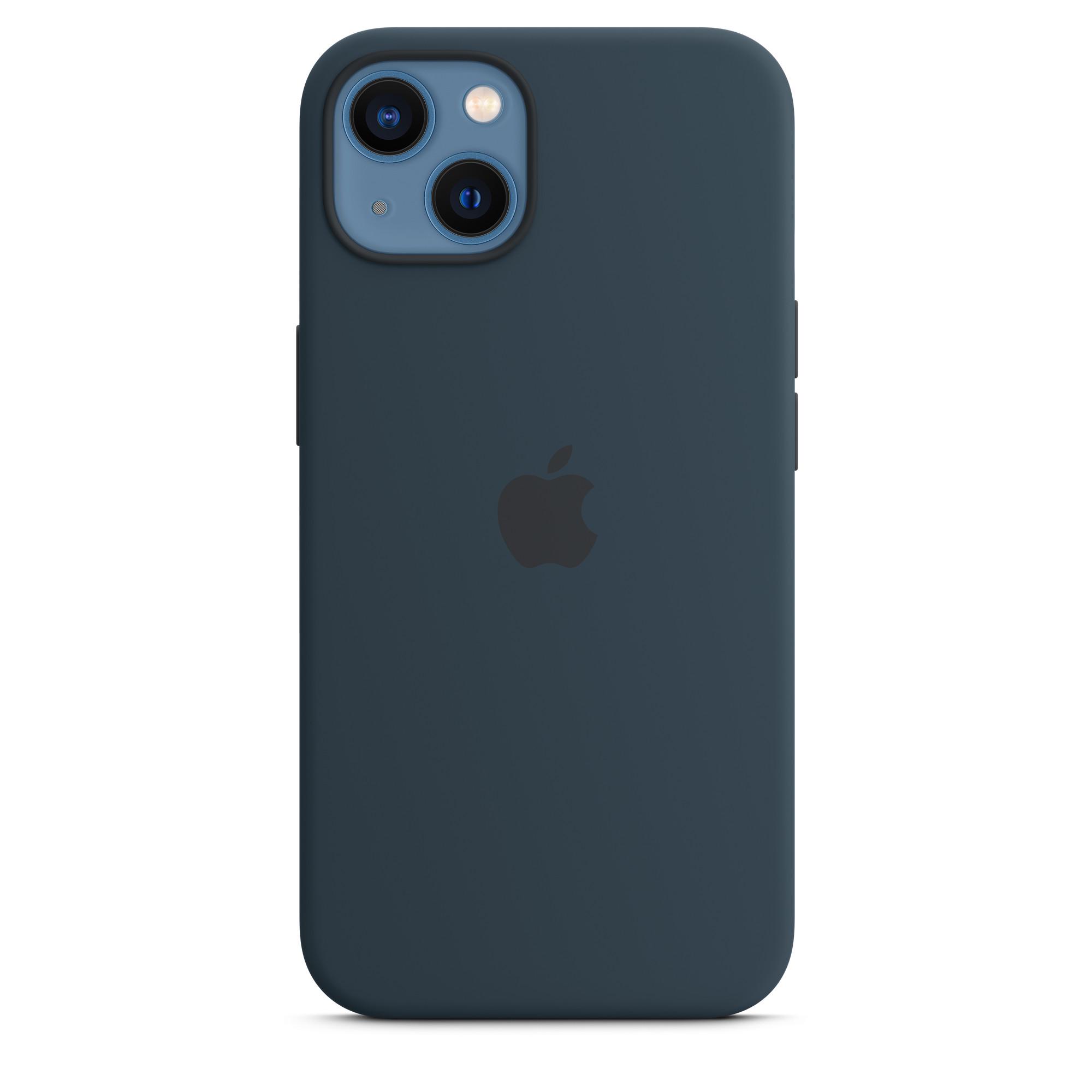 Силіконовий чохол-накладка Apple Silicone Case with MagSafe for iPhone 13, Abyss Blue (HC) - фото 4