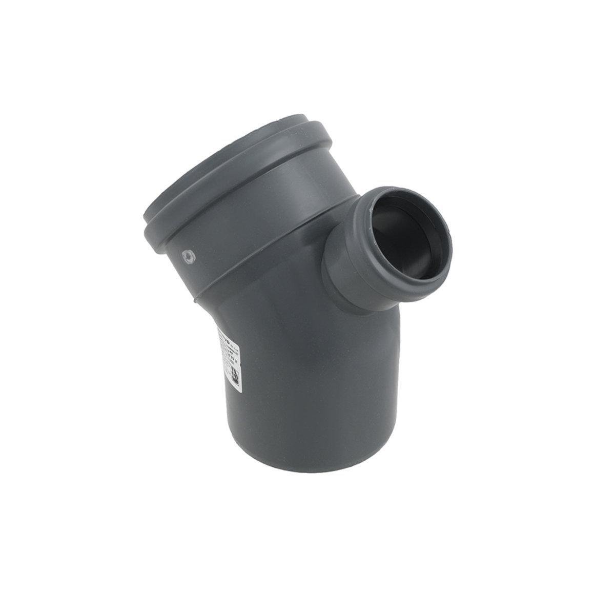 Колено канализационное внутреннее ASG S-LINE 45° Ф 110х50 мм (25194283) - фото 2 Колено канализационное внутреннее ASG S-LINE 45° Ф 110х50 мм (25194283) - фото 2