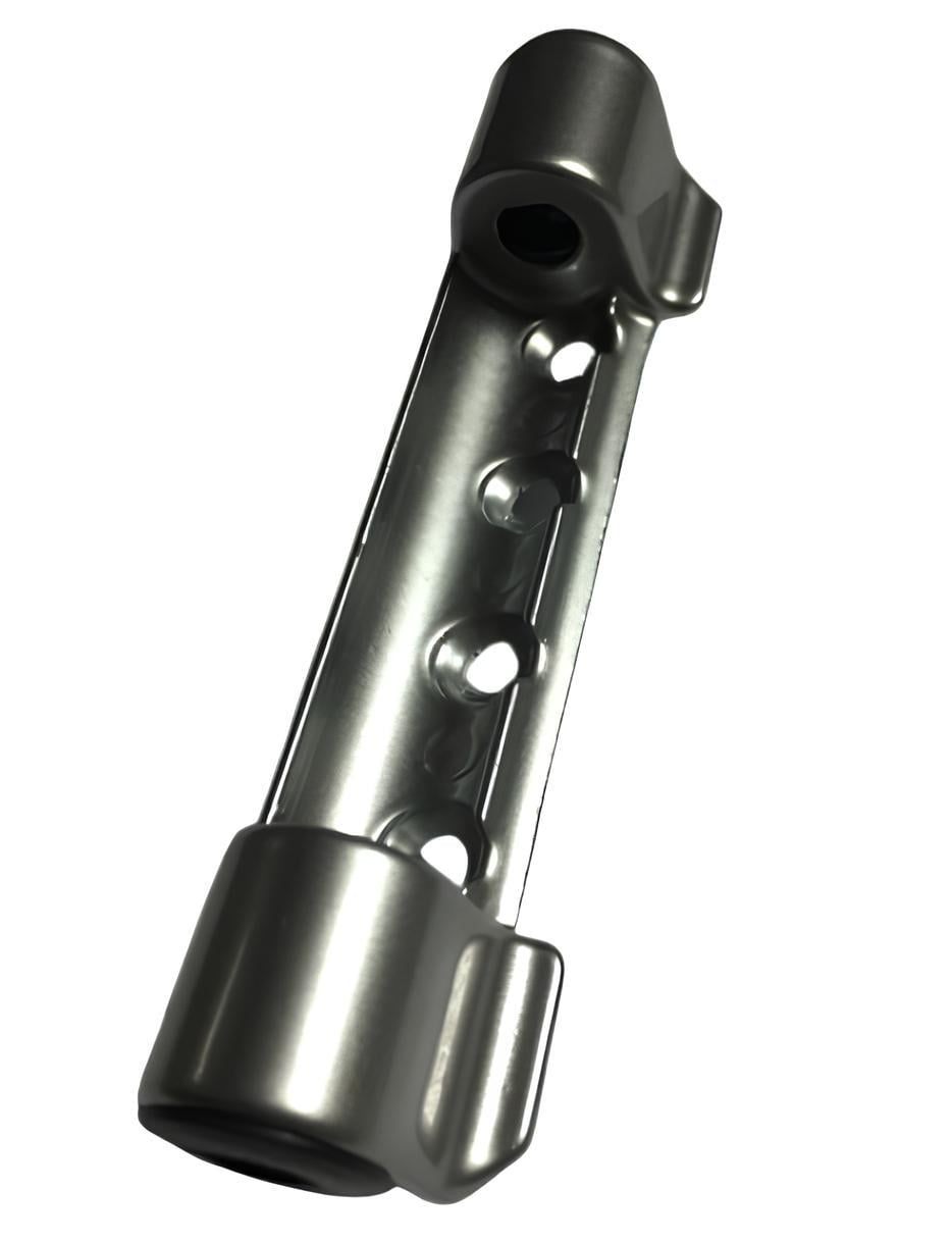 Петля для металлопластикового окна Schuco Vatio Tec Design верхняя рамная Металлик (28731200)