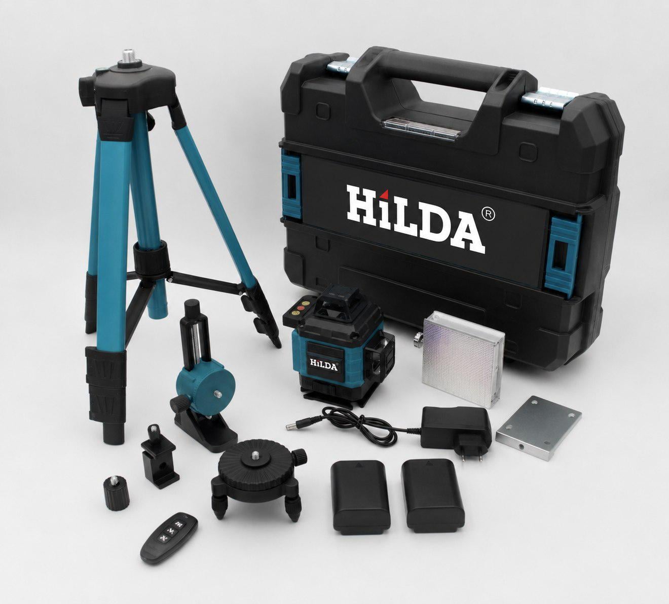 Лазерный уровень с жк-экраном HiLDA 4D 16 линий (29319278)