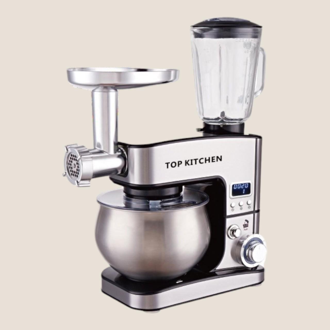 Комбайн кухонний Top Kitchen Tk00225 3 в 1 чаша 7 л 1,5 л 3 насадки 4500 Вт