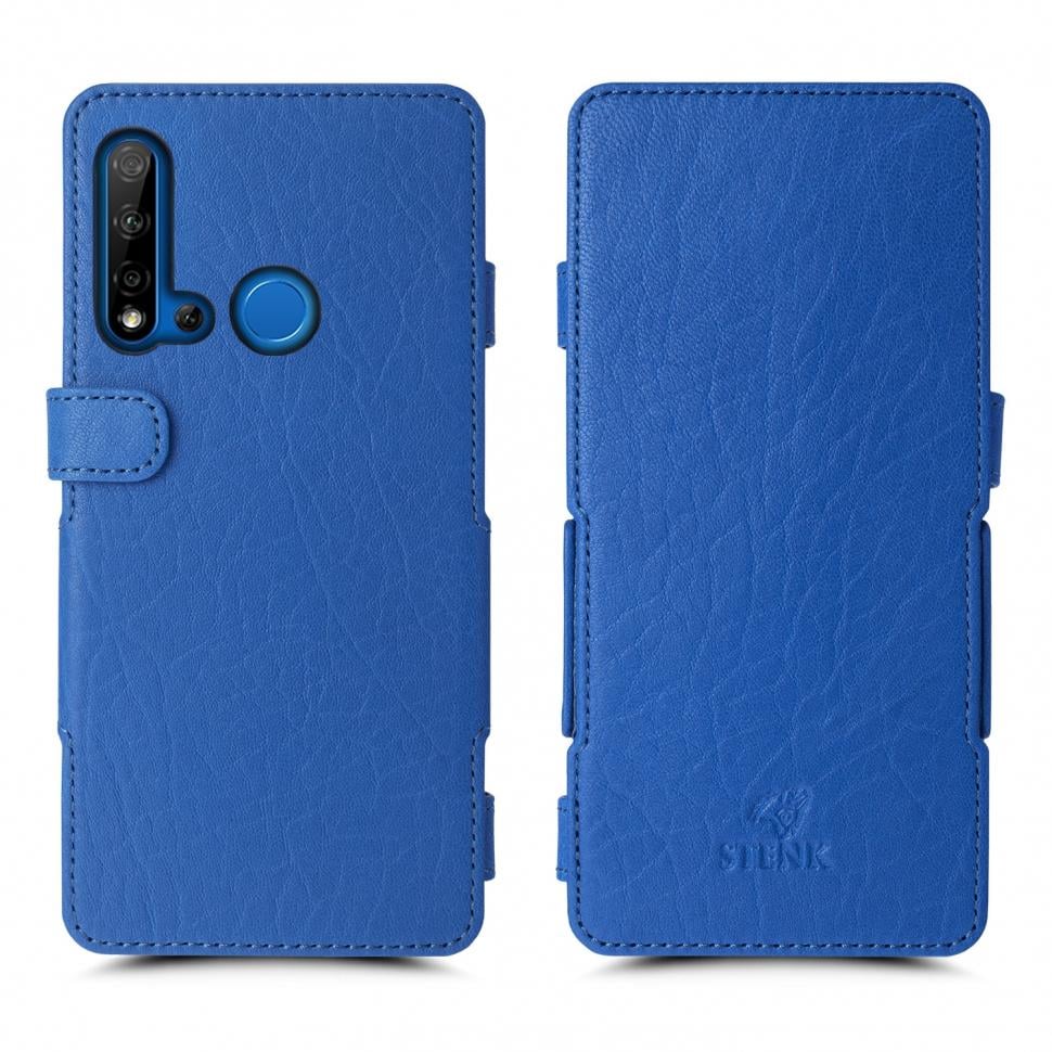 Чехол книжка Stenk Prime для Huawei Nova 5i Ярко-синий (66959)