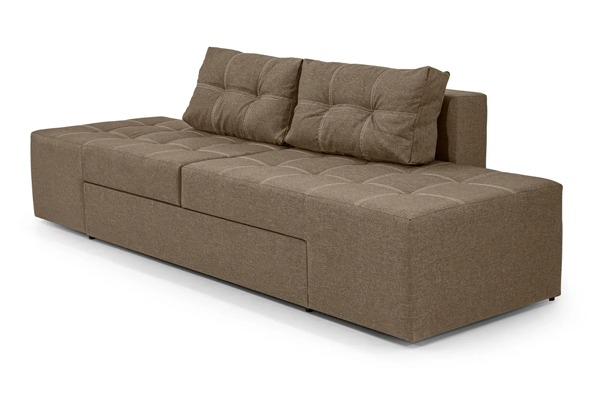 Диван трансформер Диско 270х105 см Бежевый (29557841)