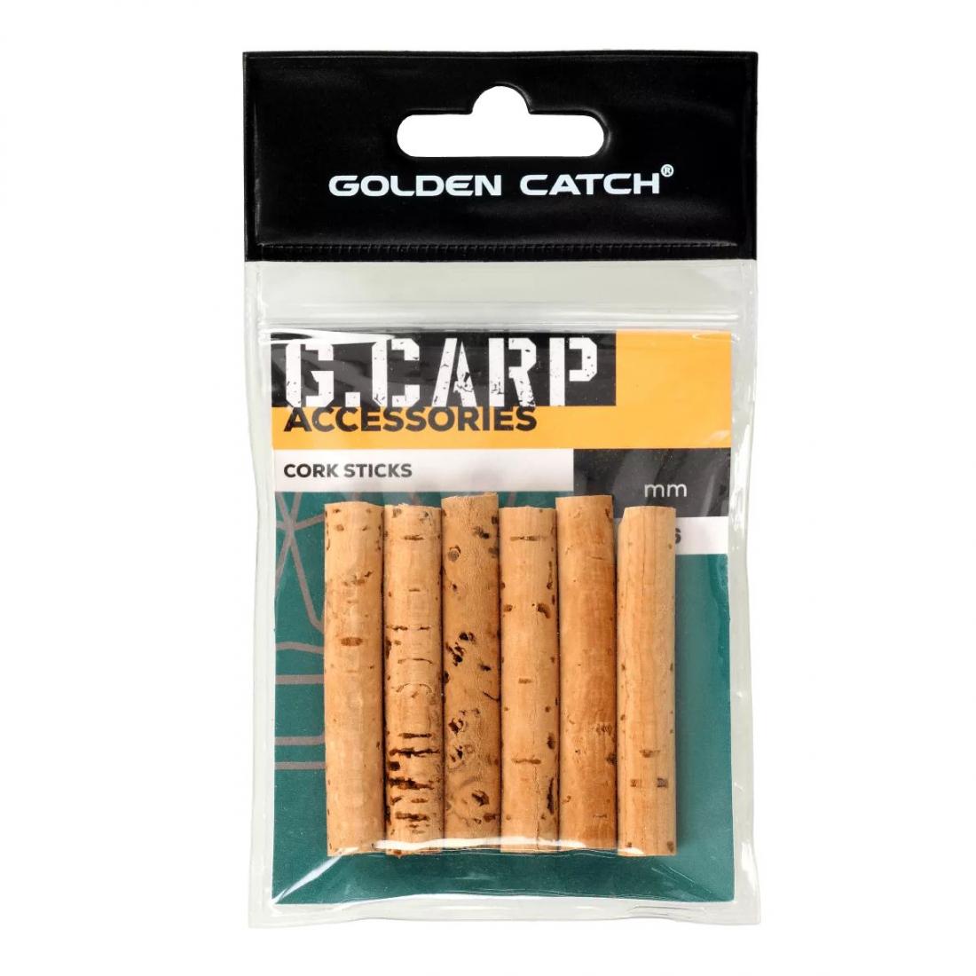 Палочки пробковые Golden Catch G.Carp Cork Sticks 8 мм 6 шт. (3KB5077)