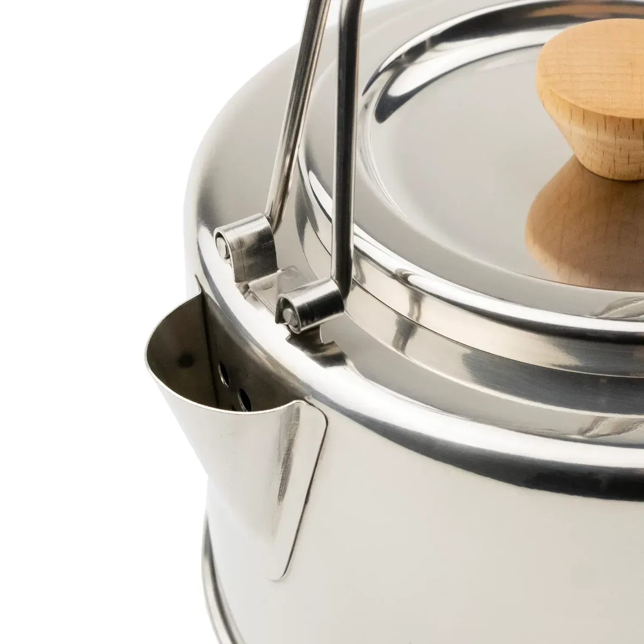 Чайник туристический из нержавеющей стали Tribe Kettle с ситечком и чехлом 1,2 л (T-FI-0010-metal) - фото 4 Чайник туристический из нержавеющей стали Tribe Kettle с ситечком и чехлом 1,2 л (T-FI-0010-metal) - фото 4