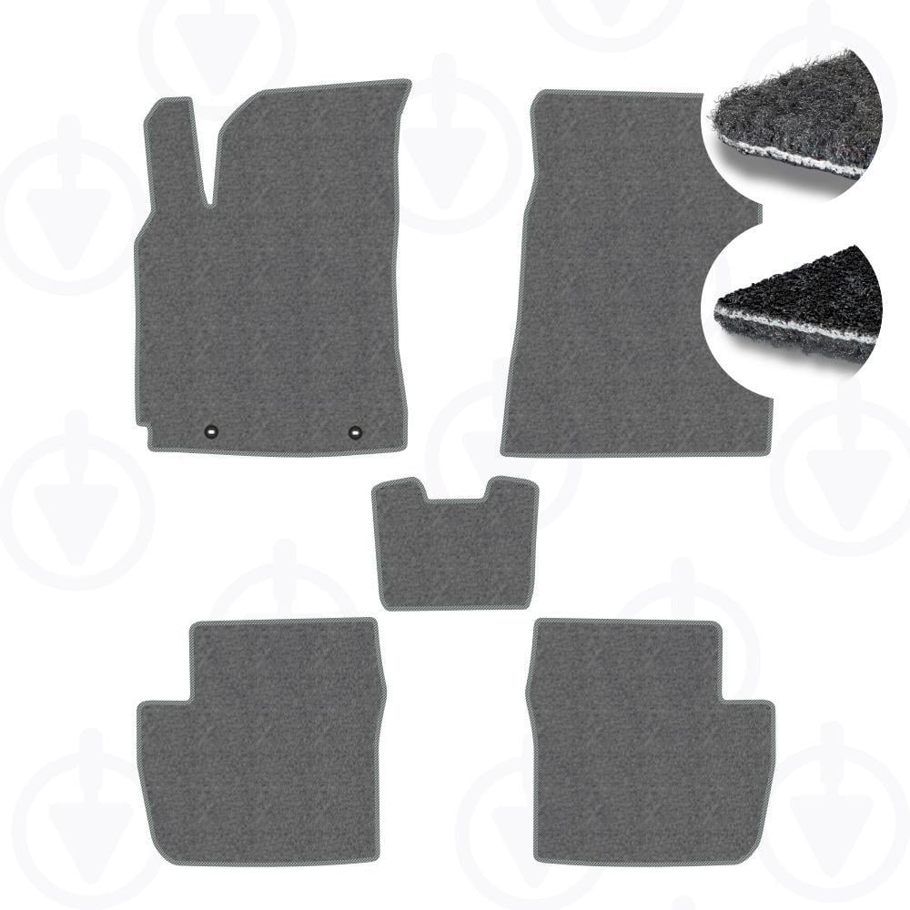 Комплект килимків до салону Star-Tex на Chery Tiggo 3 2014 р. текстиль/Ciak Сірий (13389-62-06-08)