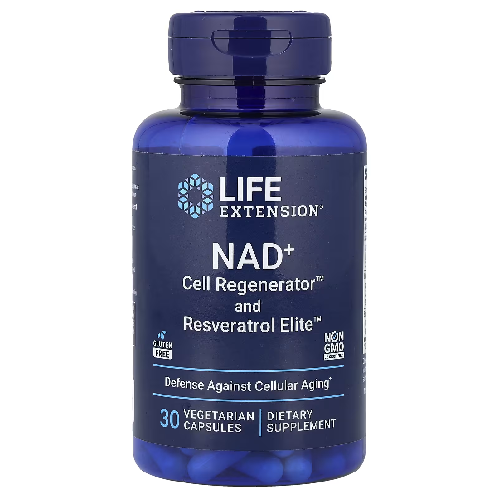 Натуральная добавка Life Extension NAD+ Cell Regenerator с ресвератролом 30 вег. капс. (28951598)