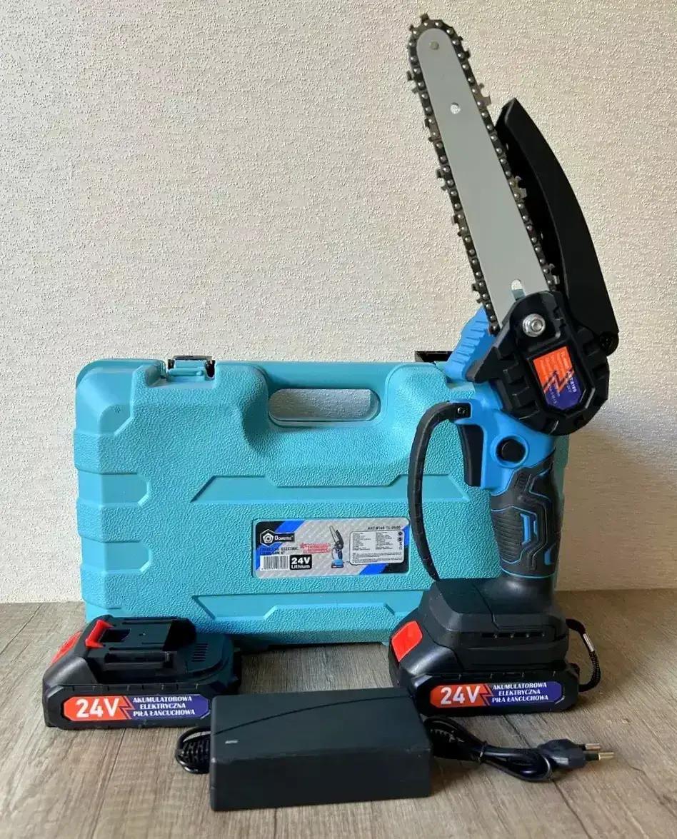 Электропила аккумуляторная Domotec TL 0600 24 В в кейсе/2 аккумулятора (2084207369)