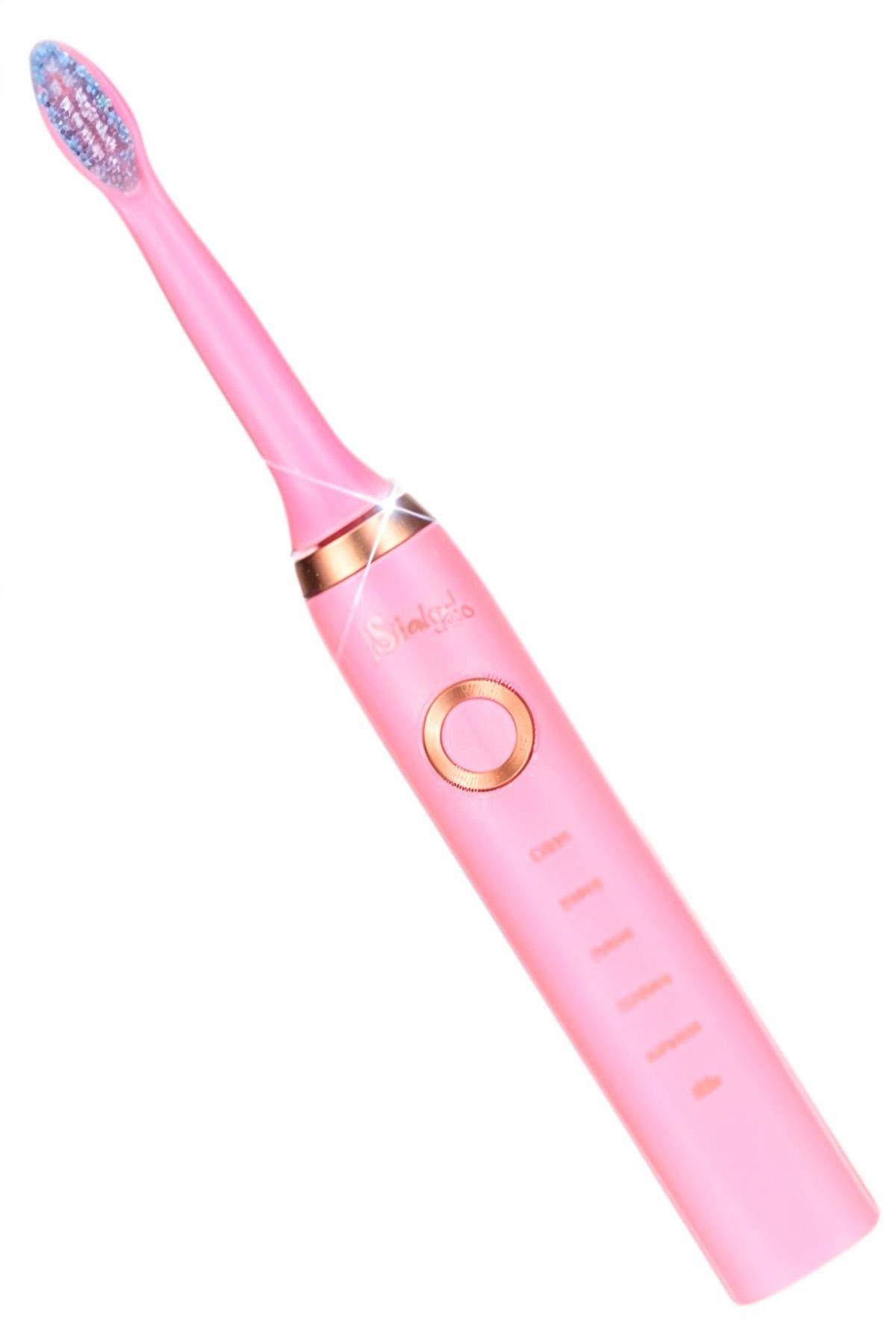Зубная щетка электрическая Shuke SK-601 с 4 насадками Pink (382889235)