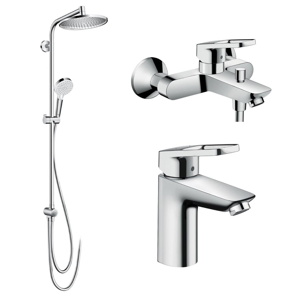 Набор смесителей для ванны Hansgrohe LOGIS LOOP 1272019 Хром (78080)