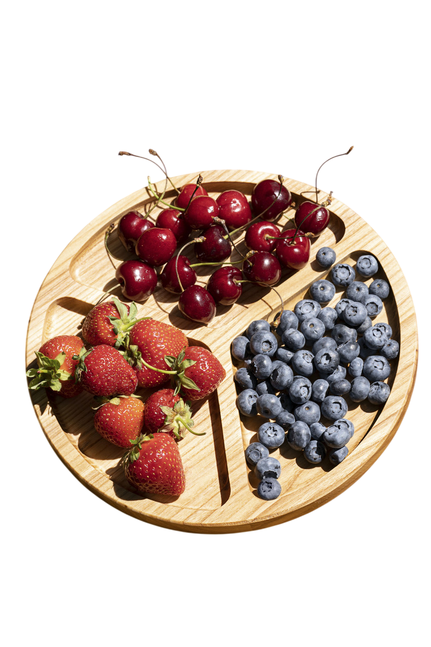 Доска кухонная для подачи BVD35 на три отсека 25 см (1324)