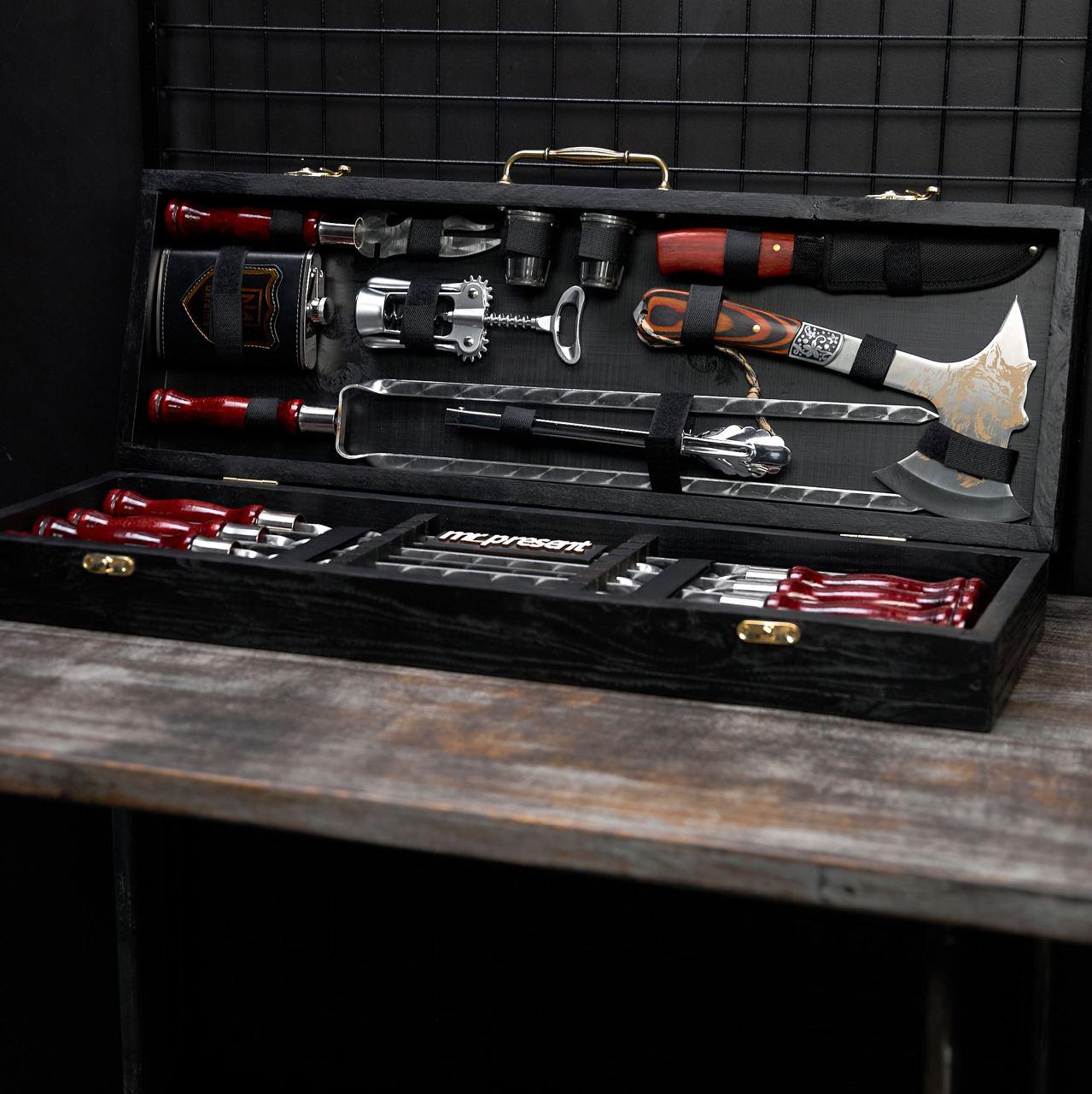 Набор шампуров в кейсе Хищник №5-1 ХЛ