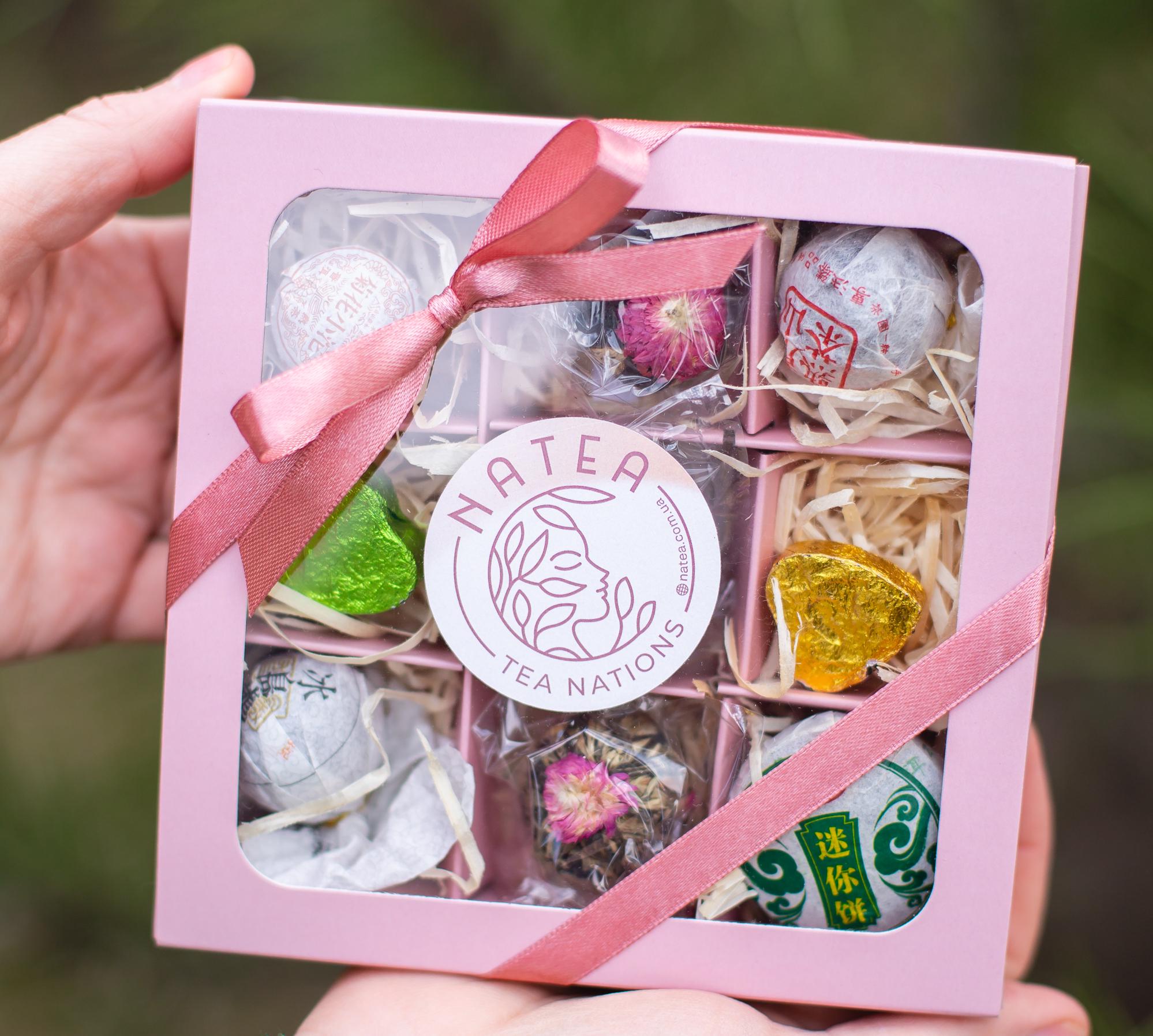 Набор чая Natea Tea Nations Пуер и связанный ассорти 9 шт. Набор чая Natea Tea Nations Пуер и связанный ассорти 9 шт.