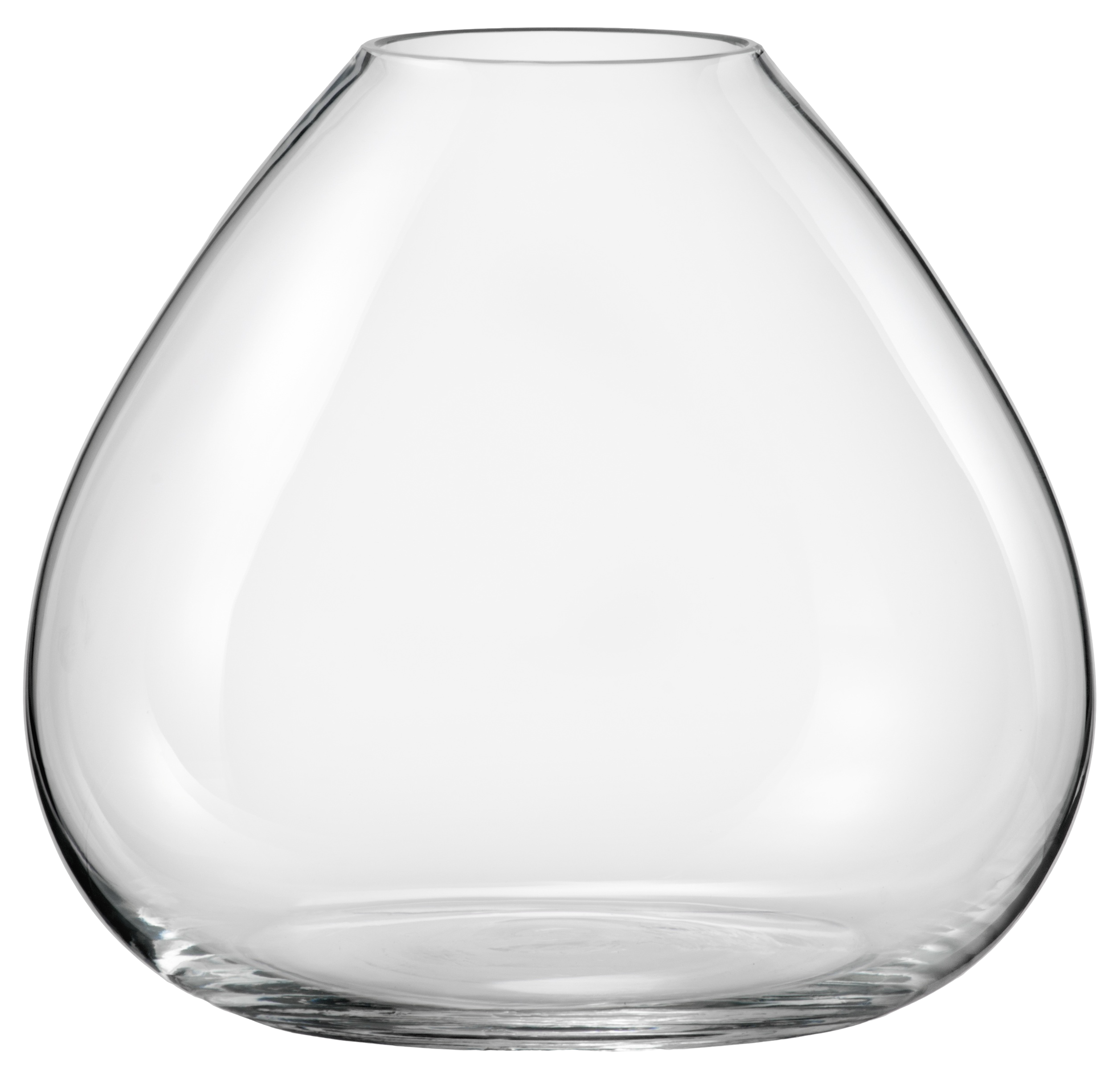 Ваза стеклянная BOHEMIA Crystal Margo Plain 18,5 см Прозрачный (B82237-185)