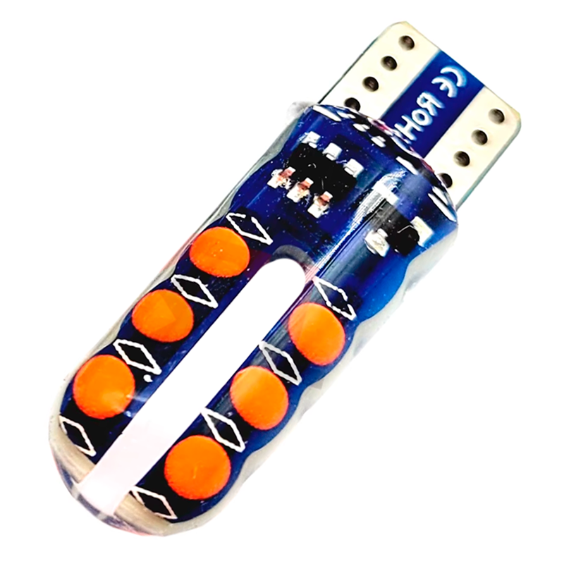 Автомобільна лампа світлодіодна T10 COB 12 SMD 12В миготить червоним (2511910133)