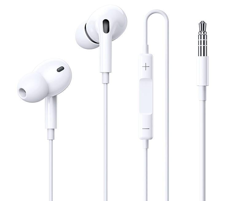 Наушники с микрофоном Remax RM-575 Wirred Earphone White (100591)