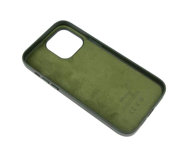 Чохол-накладка Leather Case для Apple iPhone 14 Pro Max Sequoia green - фото 4