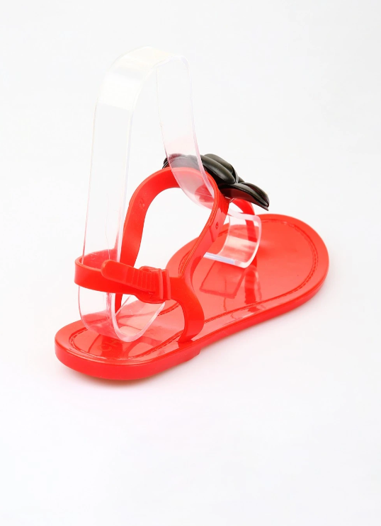 Босоножки шлепанцы женские пляжные р. 23,5 см 38 Красный с черным (KG-7726) - фото 4 Босоножки шлепанцы женские пляжные р. 23,5 см 38 Красный с черным (KG-7726) - фото 4