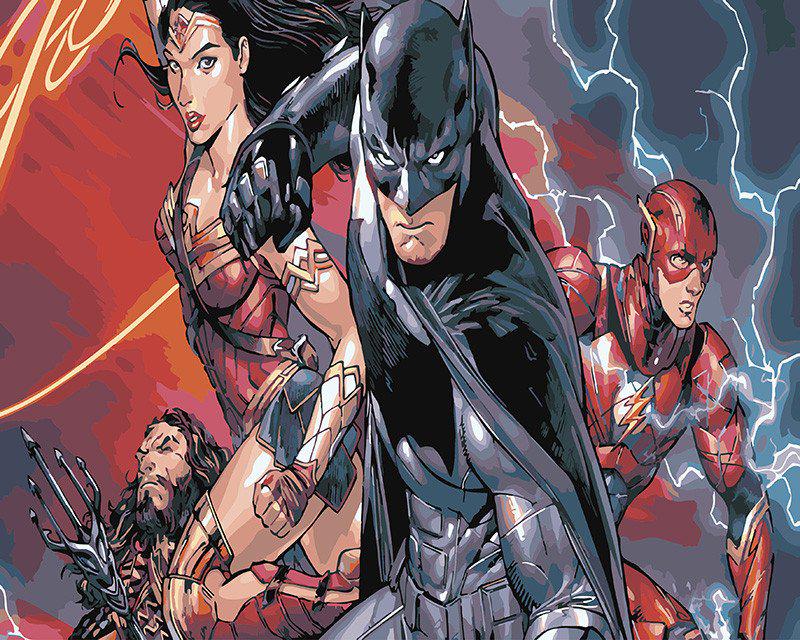 Картина по номерам Brushme "Вселенная DC" (GX27952) Картина по номерам Brushme "Вселенная DC" (GX27952)