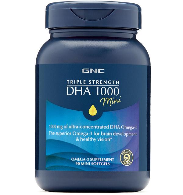 Омега 3 GNC Triple Strength DHA 1000 Mini 90 Caps