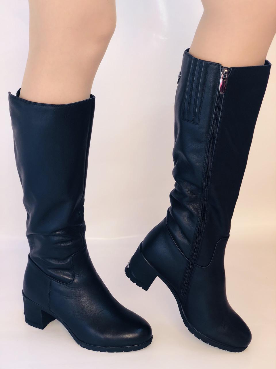 Сапоги женские зимние Polann р. 39 25,0 см Черный (2376)