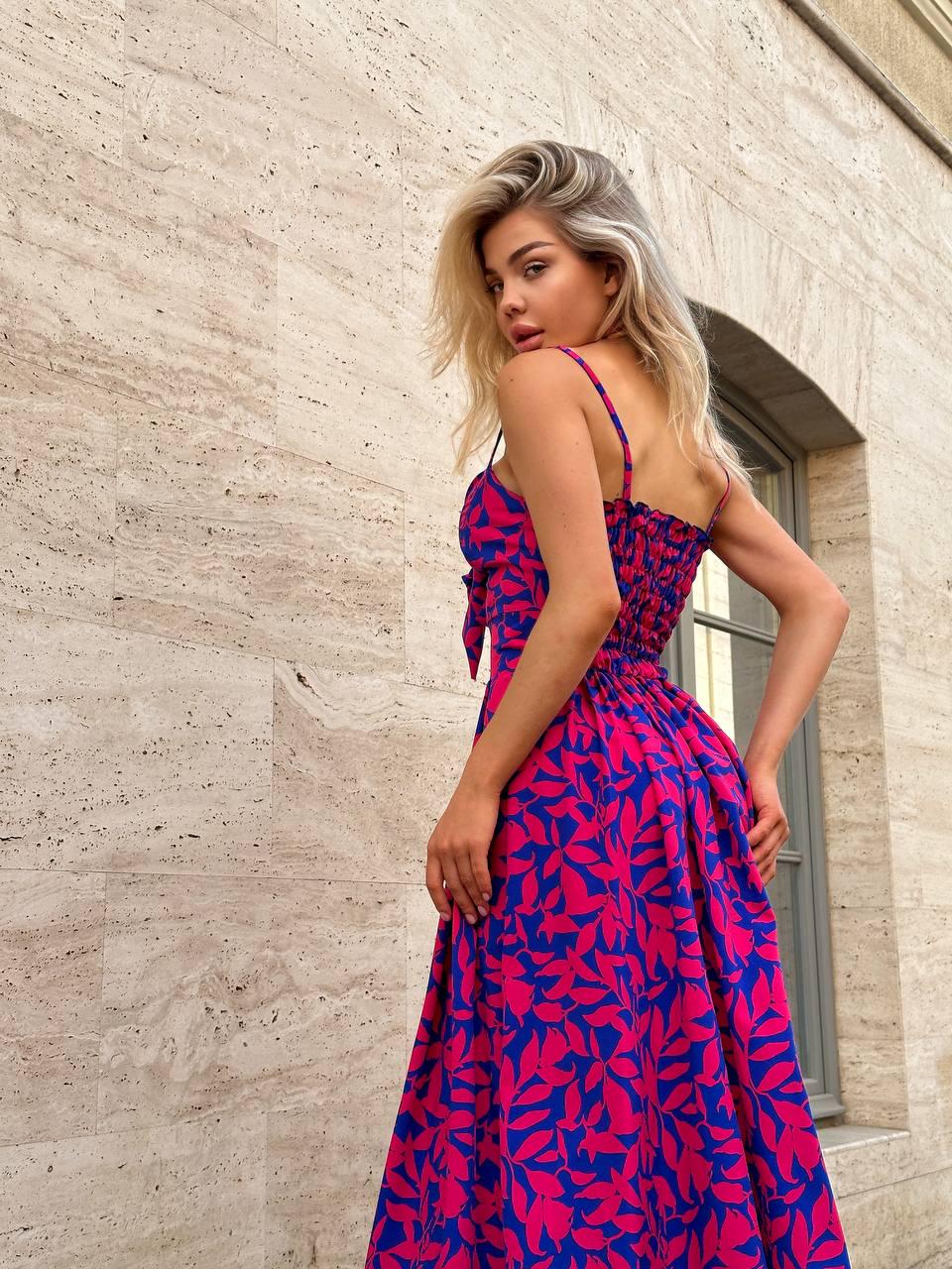 Платье женское софт р. 46-48 Малиновый (Р4939-671/Д) - фото 9 Платье женское софт р. 46-48 Малиновый (Р4939-671/Д) - фото 9