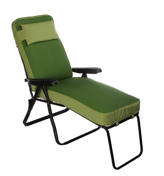 Шезлонг Ost-Fran Janet texsilk Зеленый (2943) - фото 4 Шезлонг Ost-Fran Janet texsilk Зеленый (2943) - фото 4