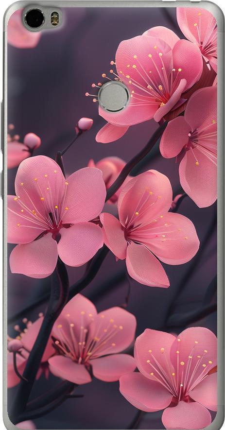 Чехол на Xiaomi Mi Max Пурпурная сакура (6075u-275-42517)