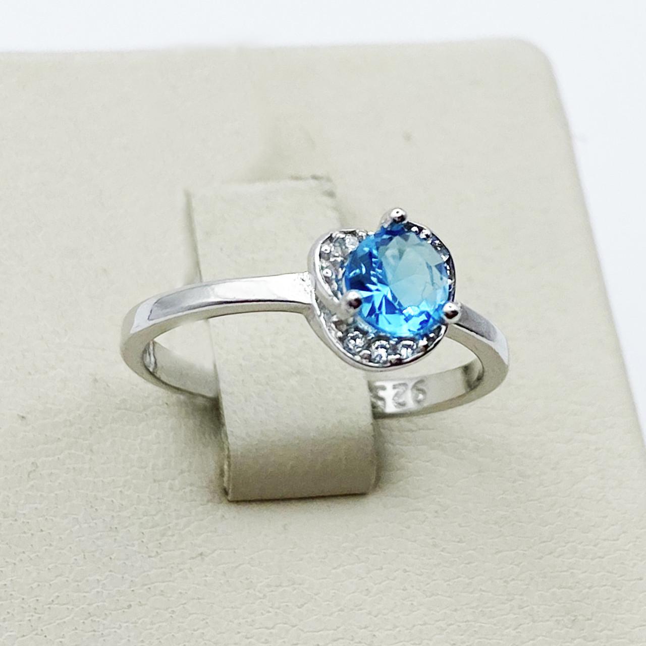 Кольцо серебряное с кубическим цирконием р. 17 1,72 г (1879378539)