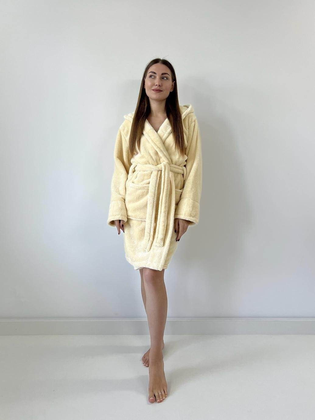 Халат жіночий UT Store HT02 L Молочний