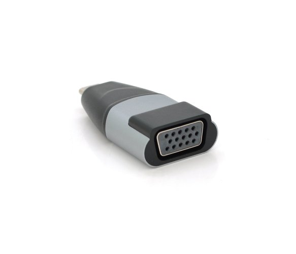 Переходник VOLTRONIC Type-C M - VGA F Black (26076106)