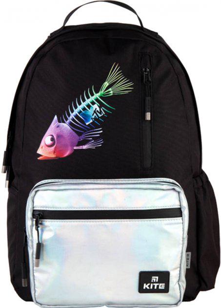 Рюкзак KITE City MTV 44x29,5x15 см 17 л Черный (MTV21-949L-2)