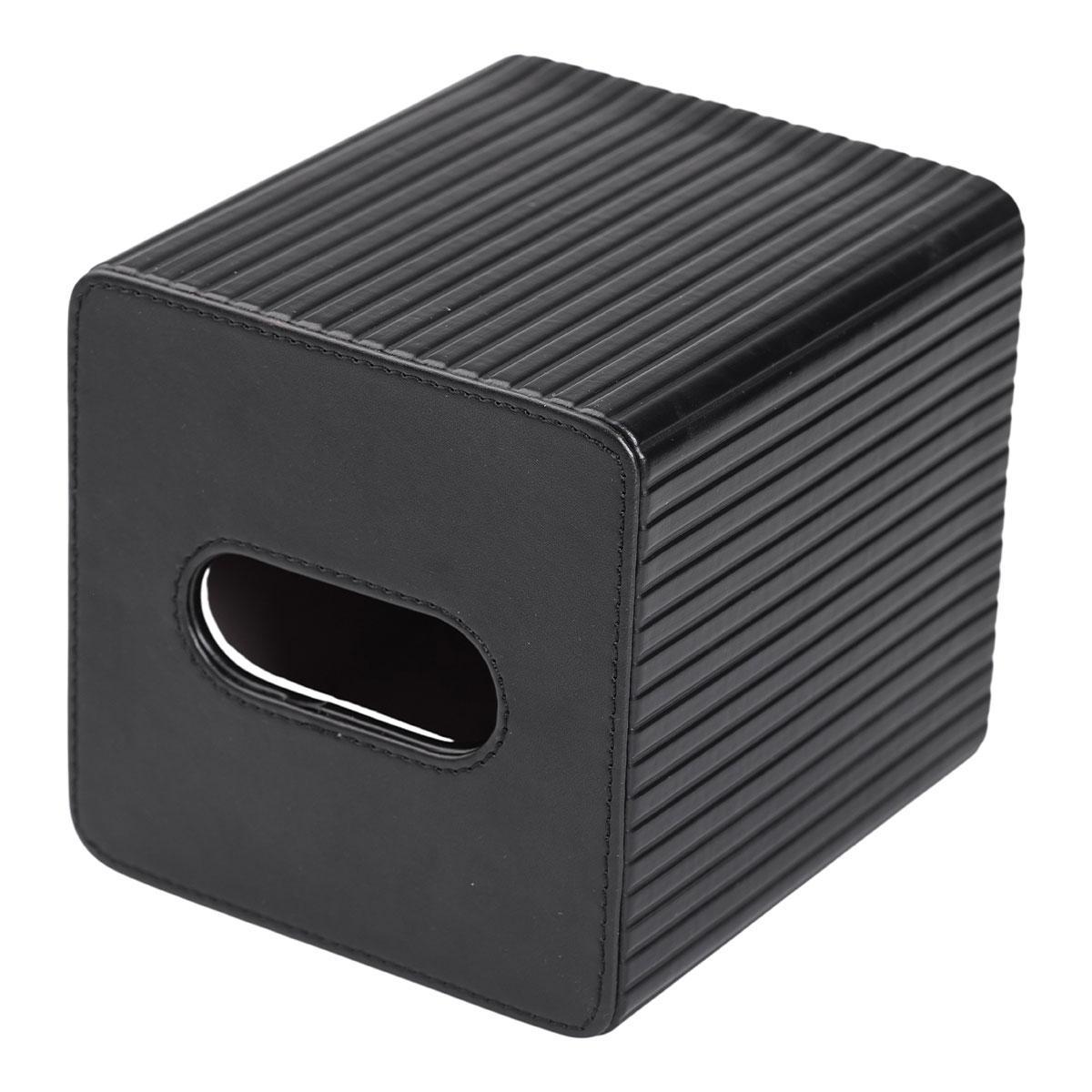 Серветниця з екошкіри квадратна HP-3-201B 13х13х14,5 см Чорний (A-033498) - фото 4 Серветниця з екошкіри квадратна HP-3-201B 13х13х14,5 см Чорний (A-033498) - фото 4