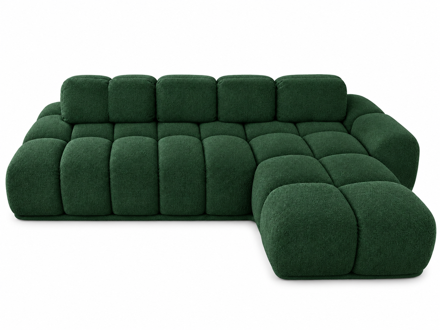Диван HF Брайан кут 320х93х190 Allure Premium Dark Green (HF2159)