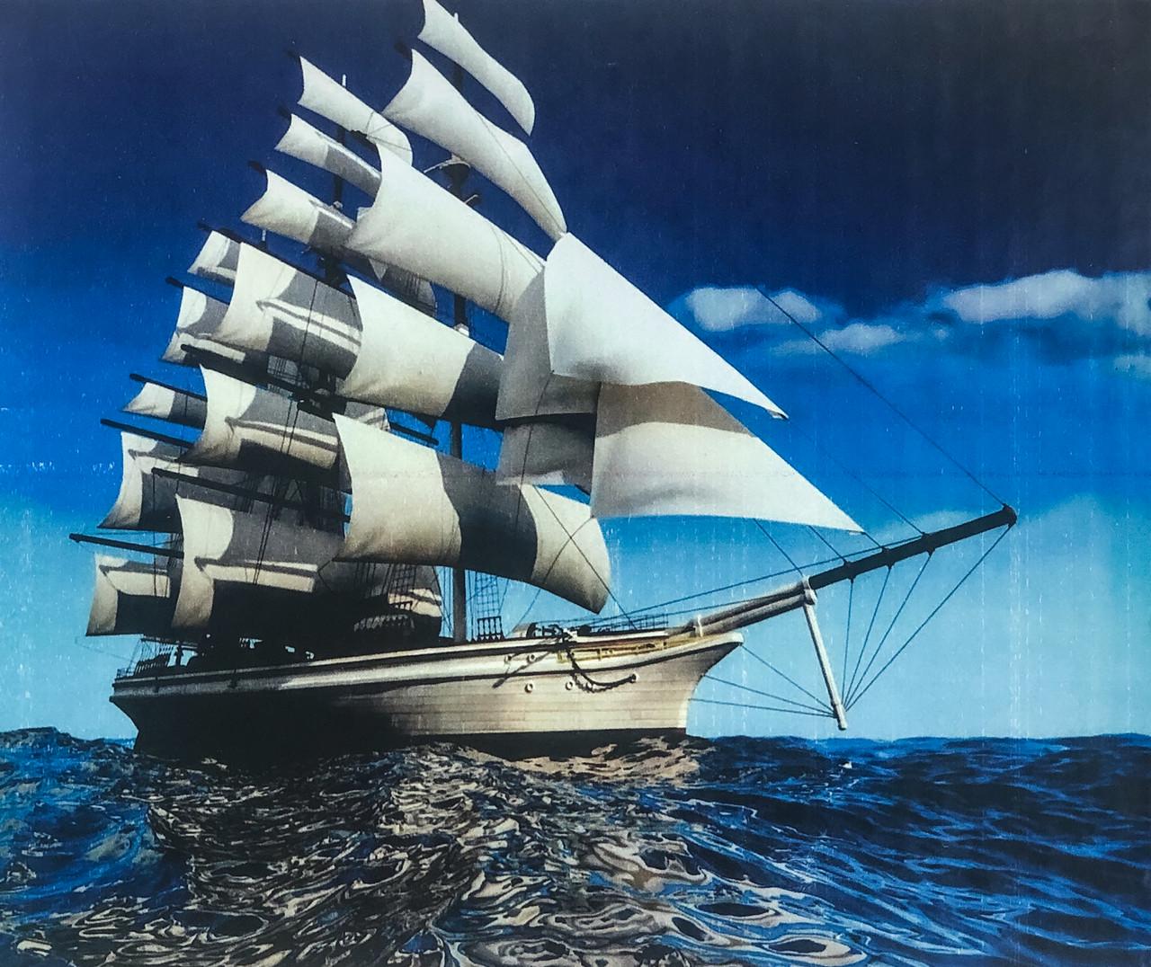 Набір алмазної вишивки на підрамнику Парусник 40x30 см (АЛП-702)