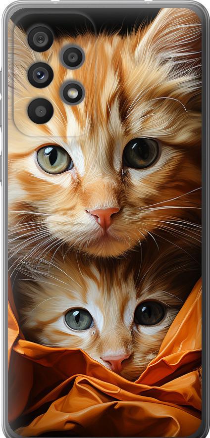 Чехол на Samsung Galaxy A73 A736B Котики 2 (5664u-2586-42517)