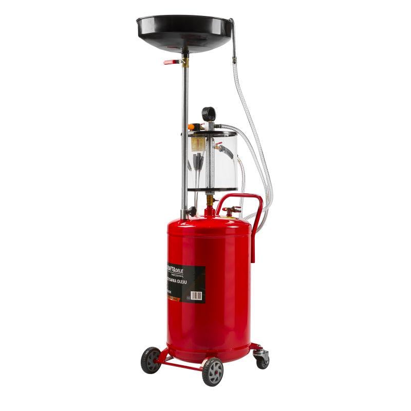 Пневматическая установка для сливки и вакуумной откачки Kraft&Dele KD10520 80 л.