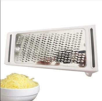 Терка двухсторонняя с контейнером, для овощей и сыра, крупная и мелкая лезвия 33120 - фото 3 Терка двухсторонняя с контейнером, для овощей и сыра, крупная и мелкая лезвия 33120 - фото 3