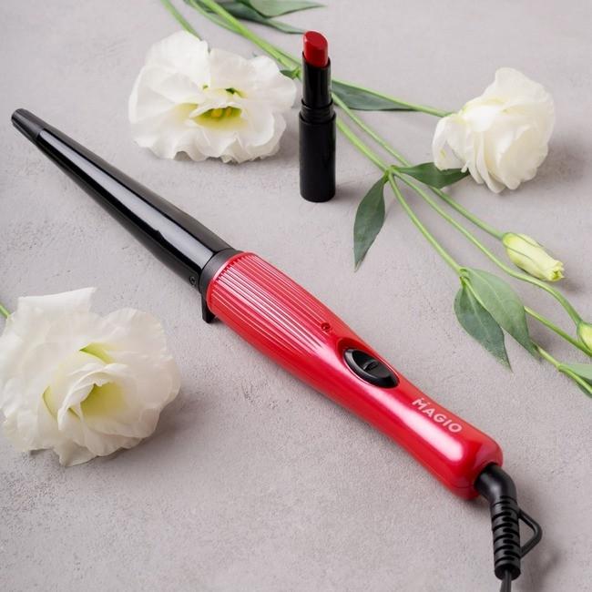 Плойка конусная Magio MG-675 13-19 мм Red (iz14589) - фото 3 Плойка конусная Magio MG-675 13-19 мм Red (iz14589) - фото 3