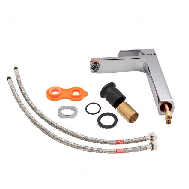 Змішувач Qtap Lipno 1023H101C для умивальника високий - фото 5 Змішувач Qtap Lipno 1023H101C для умивальника високий - фото 5