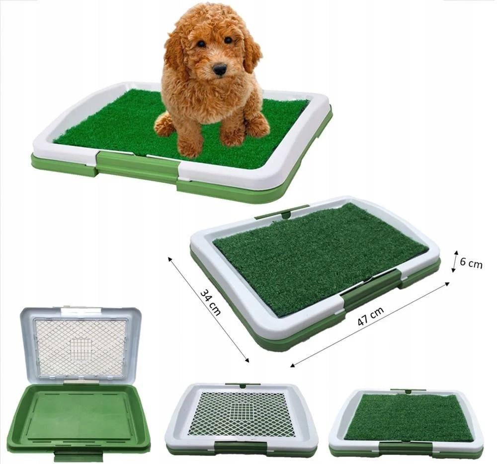 Туалет-лоток для собак 5844 Зелений (2371523762_kala_2) - фото 3 Туалет-лоток для собак 5844 Зелений (2371523762_kala_2) - фото 3