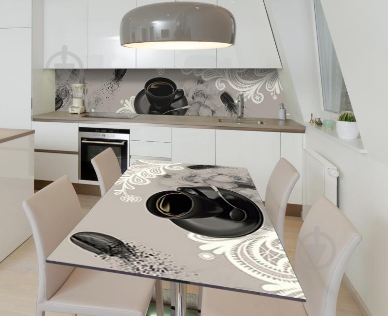 Наклейка 3Д виниловая на стол Zatarga «Кофе негро» 600х1200 мм (Z184364st) Наклейка 3Д виниловая на стол Zatarga «Кофе негро» 600х1200 мм (Z184364st)